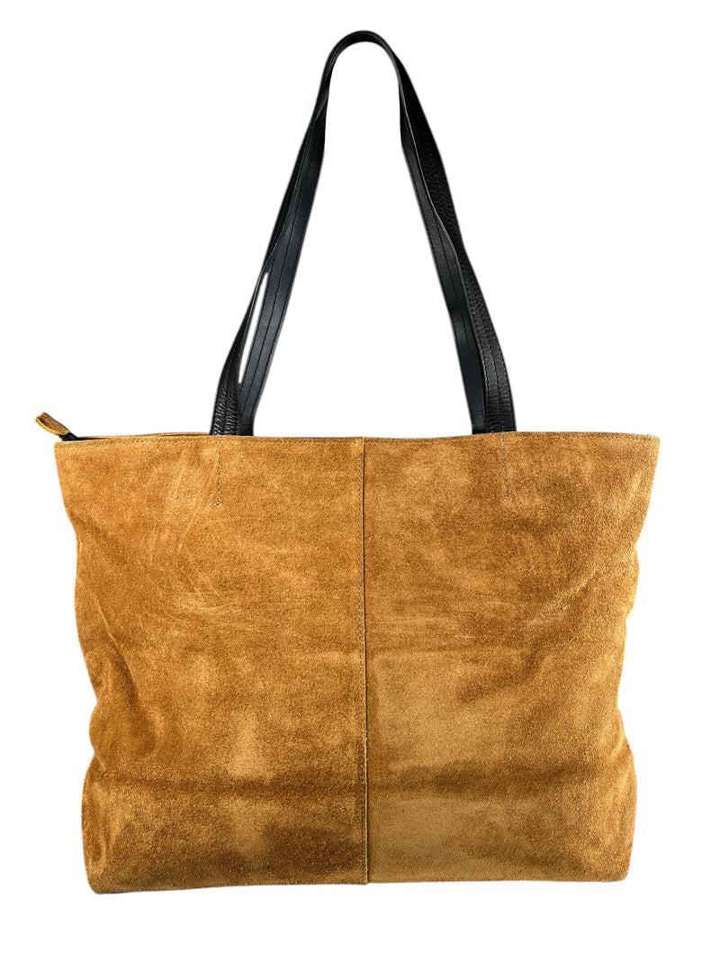 Bolso Gamuza Cuero
