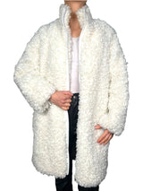 Abrigo Tejido Faux Fur