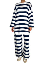 Sweater Rayas Tajos Laterales