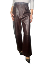 Pantalón Wide Leg  Cuero