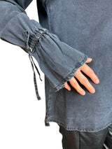 Blusa Aplicaciones en Cuello