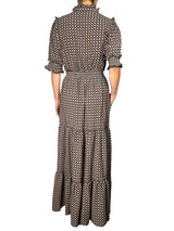 Vestido Boho Estampado Geométrico