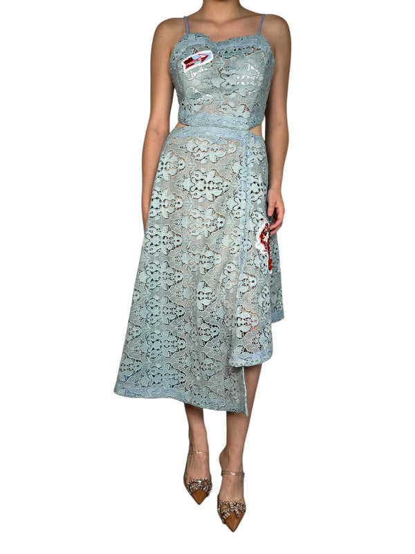 Vestido Guipur Aplicaciones