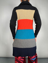 Sweater Con Cuero y Chiporro Frontal