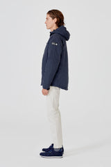 Parka Cortavientos Azul Hombre - Sin Batería