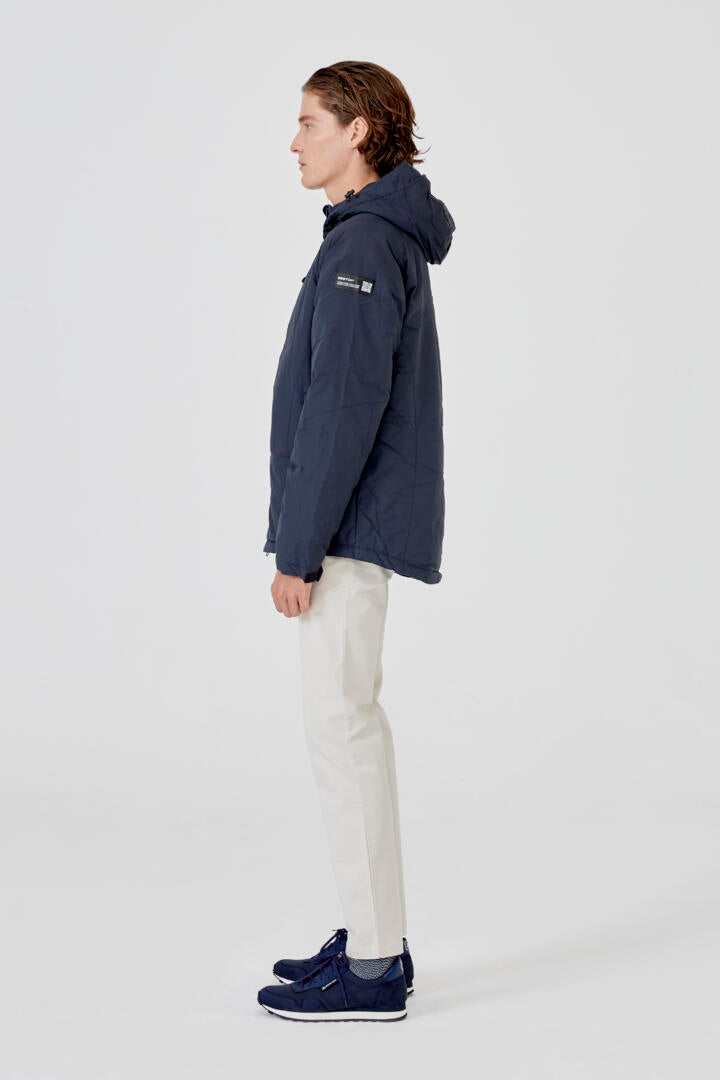 Parka Cortavientos Azul Hombre - Sin Batería