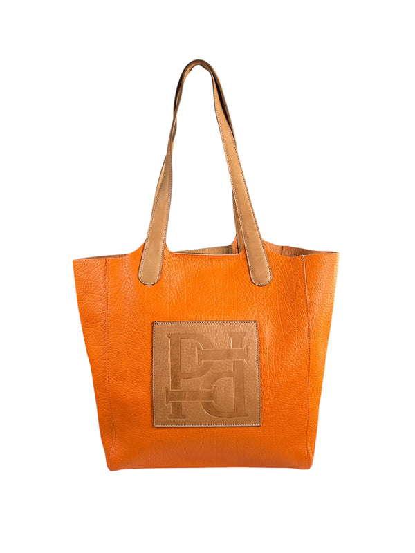 Cartera Logo Cuero