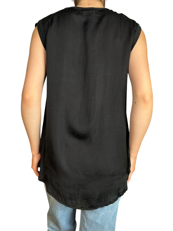 Blusa Viscosa Con Aplicaciones