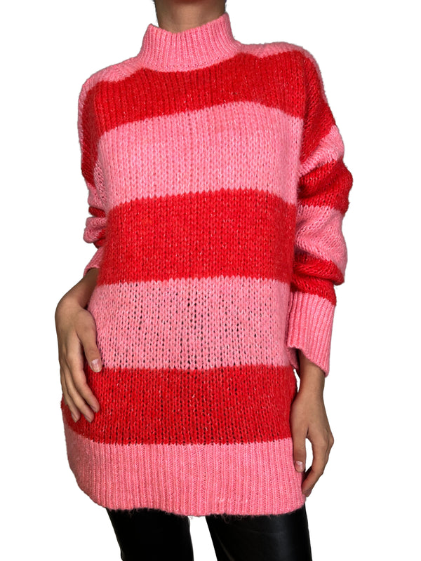 Sweater Rosado / Rojo