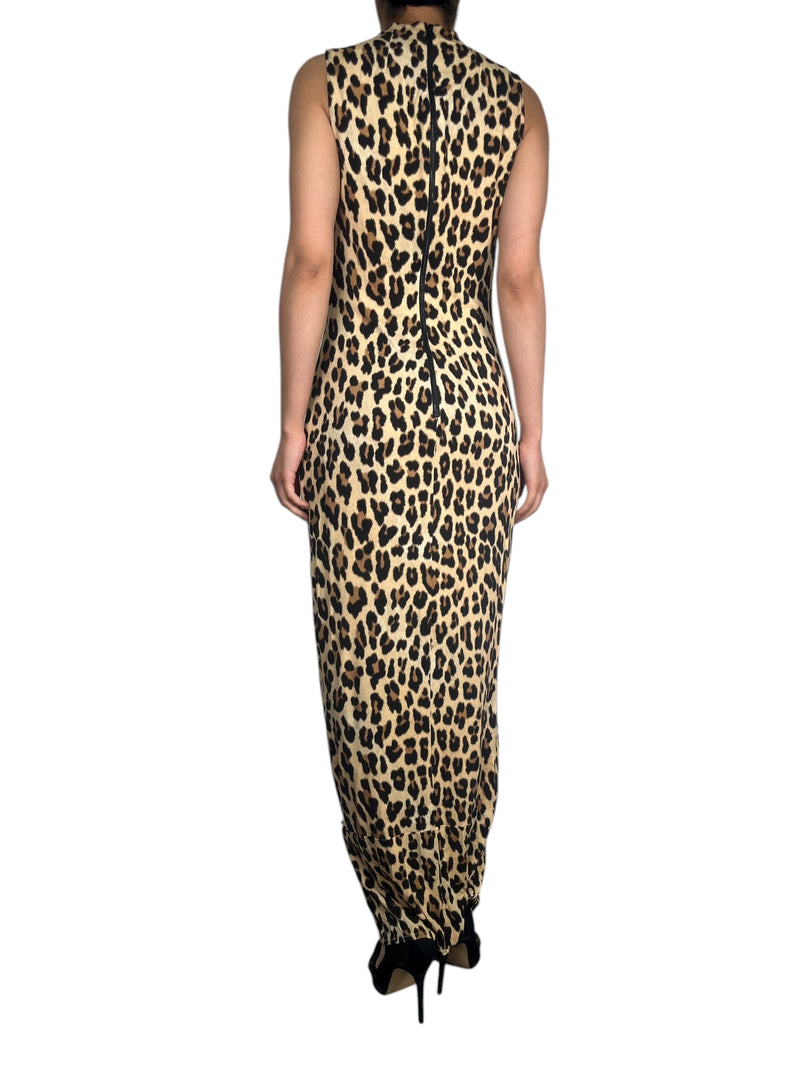 Vestido Viscosa Animal Print