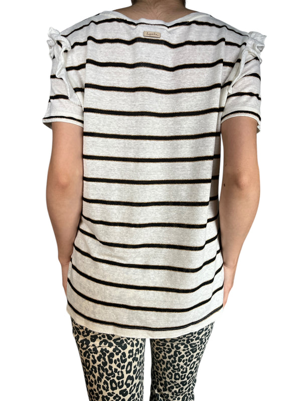 Polera Rayas Lurex