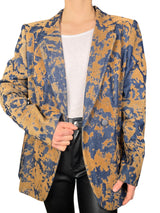 Blazer Denim Jacquard