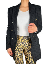 Chaqueta Tweed Botones Dorados