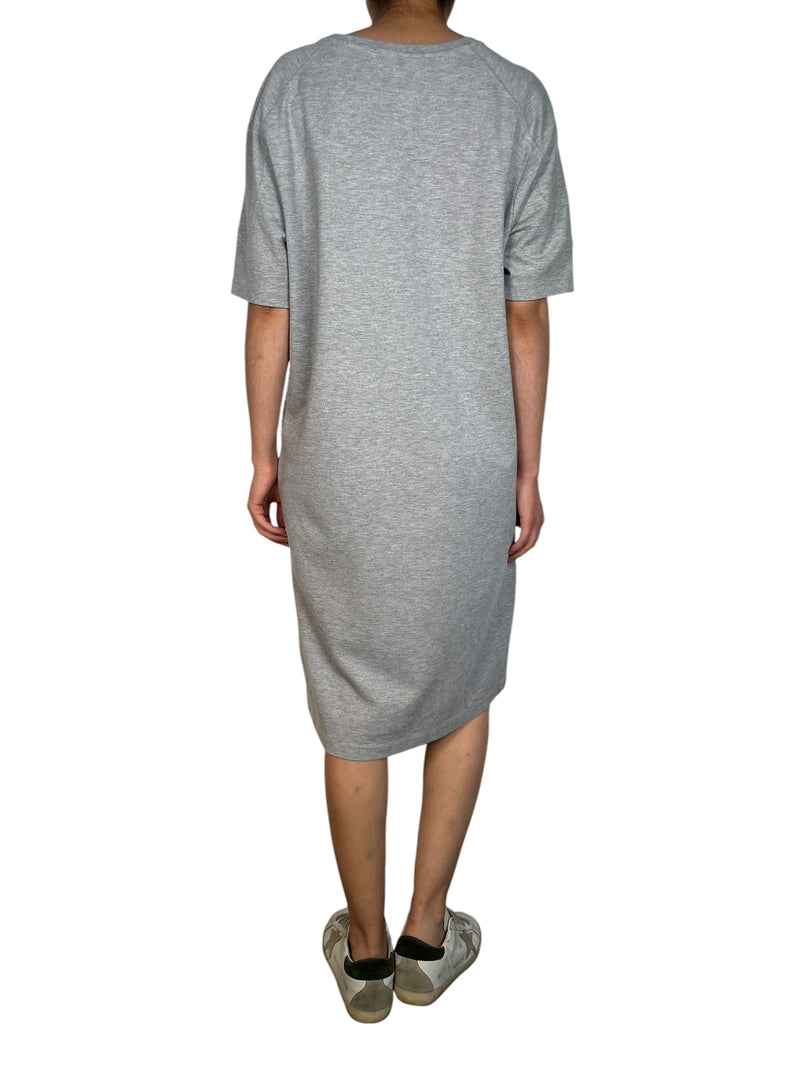 Vestido Gris Bolsillos