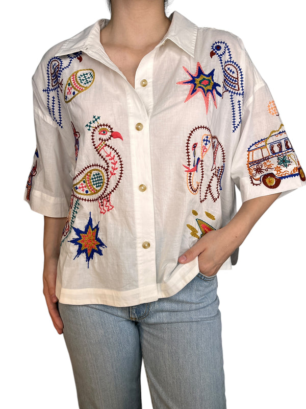 Blusa Bordada