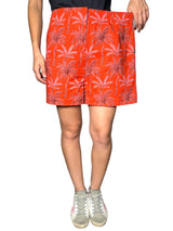 Shorts Tavolara Orange Palms PLUS SIZE