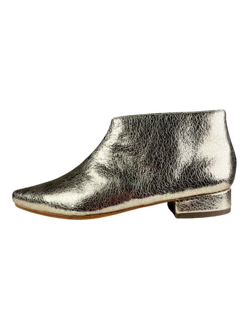 Botines Marta Plateados