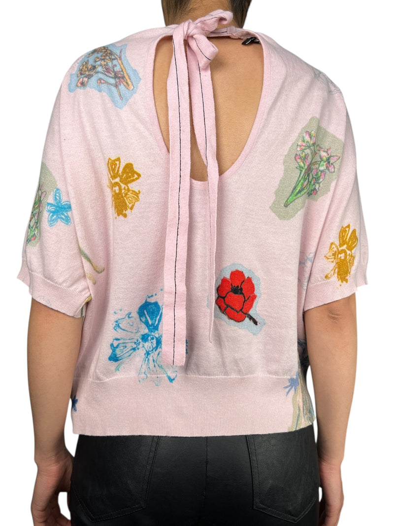 Polera Tejida Flores