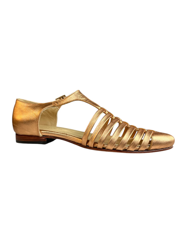 Zapatos Tiras Cobre