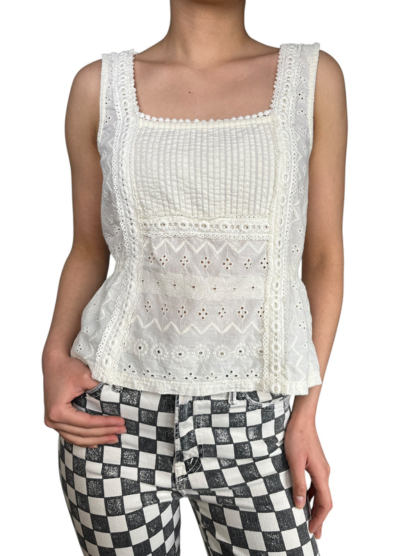 Top Broderie