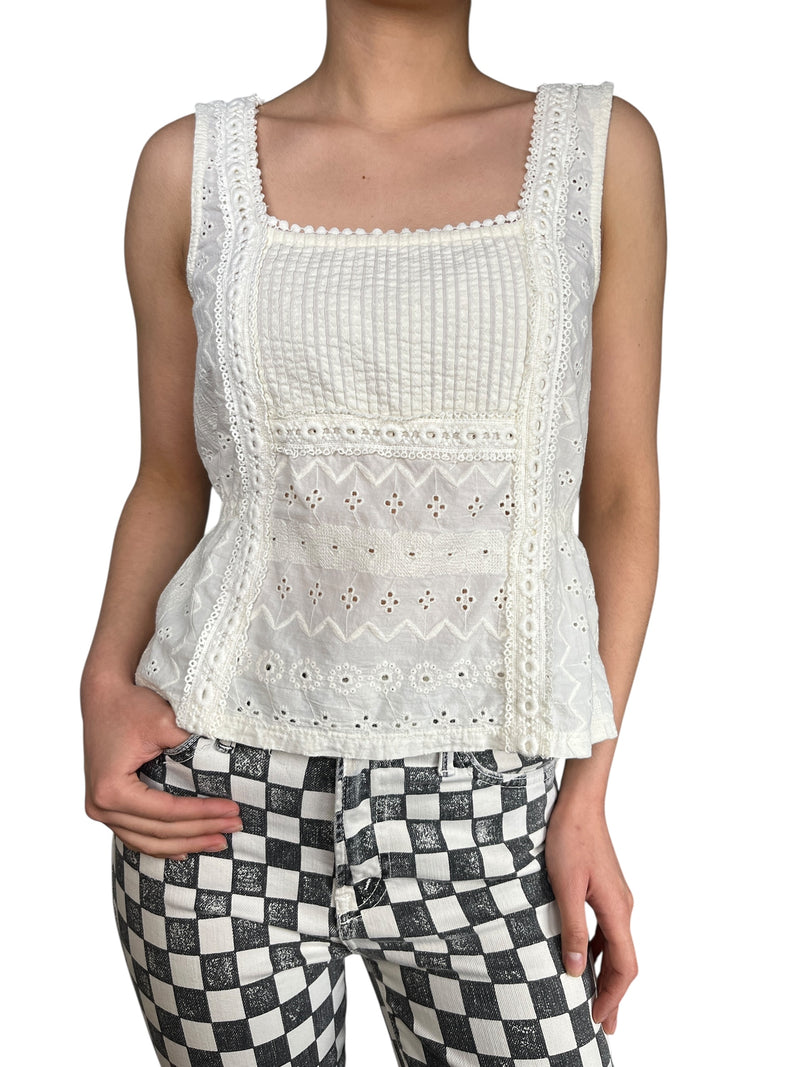 Top Broderie