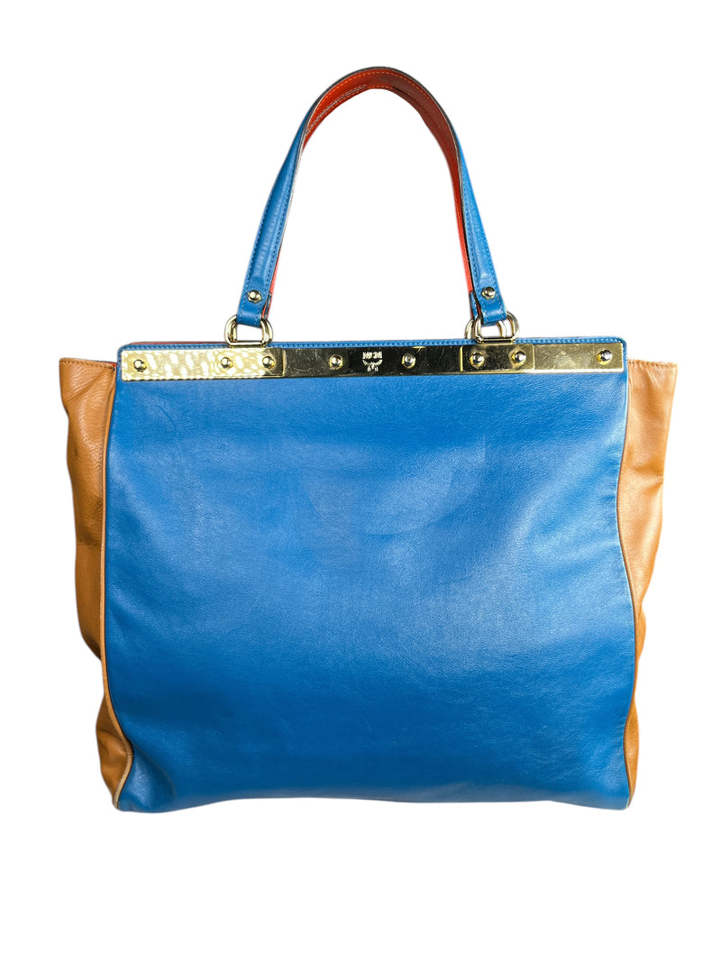 Cartera Cuero Multicolor