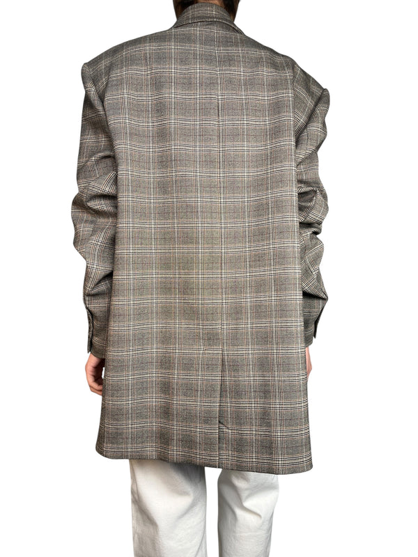 Blazer Plaid Beige