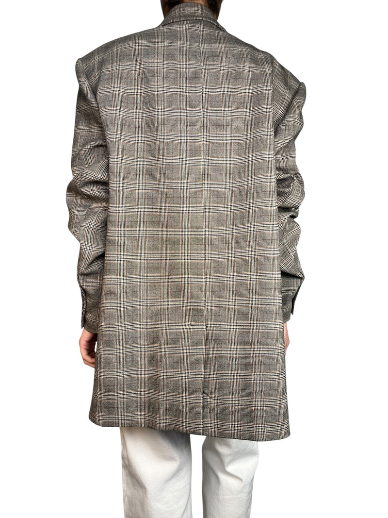 Blazer Plaid Beige
