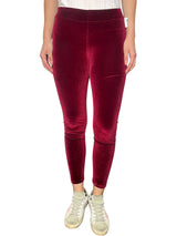 Leggings Velvet Burdeo