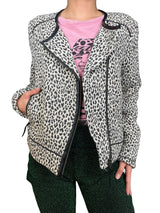 Chaqueta Moto Patyn Leopard Print 