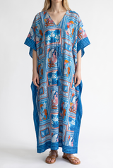 Vestido Kaftan Oceano Plus Size