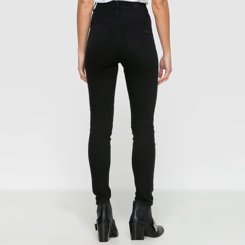 Jeans Pixie Black Stripe