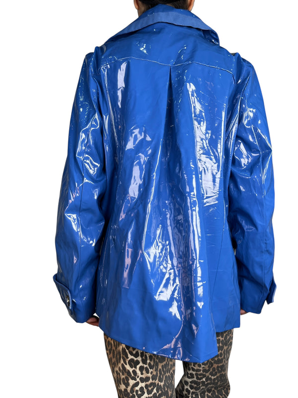 Chaqueta Charol Blue