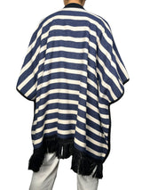 Poncho Aplicaciones Cuero