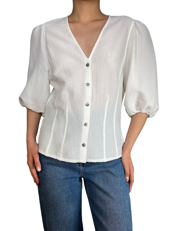 Blusa Mangas Globo