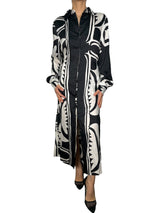 Vestido Botones Estampado