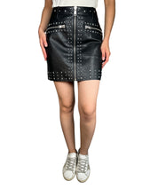 Falda Cuero Bling