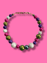 Collar Esferas Multicolor