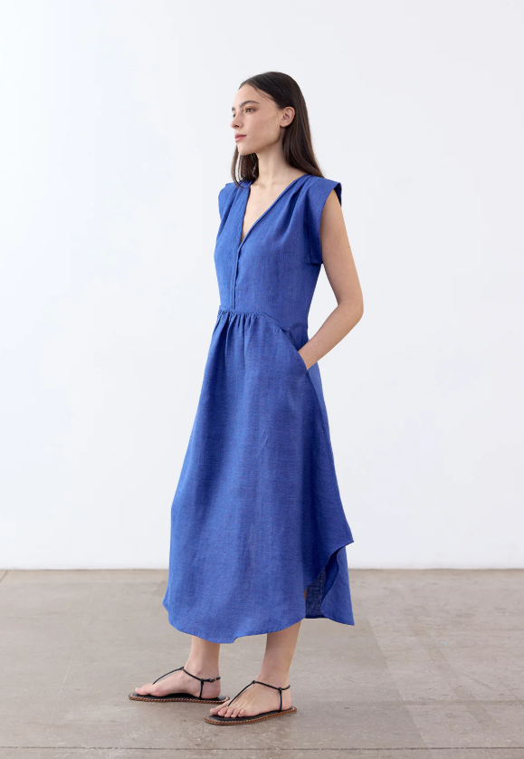 Vestido Suelto Lino