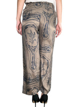 Pantalón Estampado de Tela