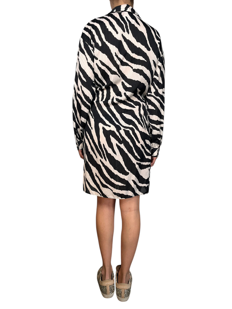 Vestido Wrap Cebra