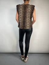 Polera Hombreras Animal Print