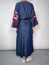 Vestido Greek Long Denim
