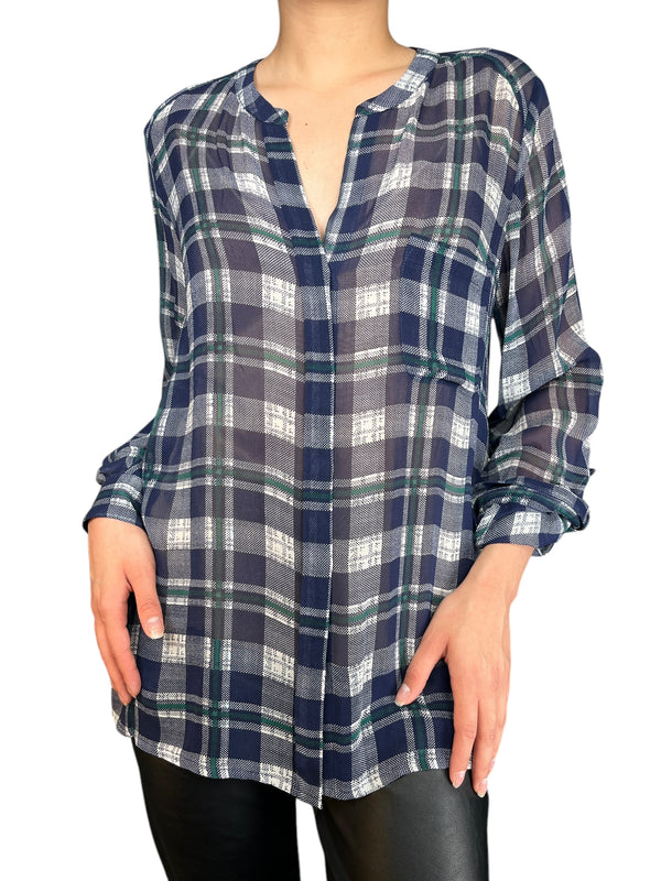 Blusa Seda Traslucida