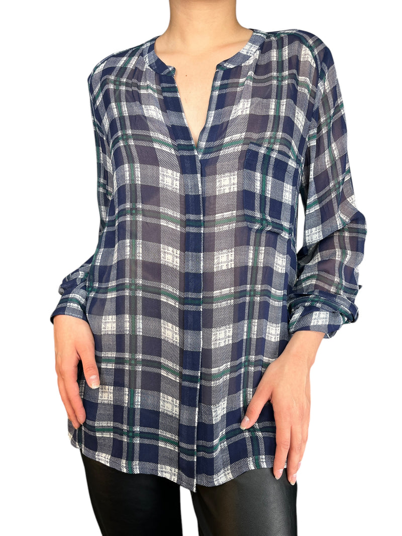 Blusa Seda Traslucida