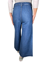 Jeans Wide Leg Cropped