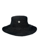 Sombrero Black Raffia Wide Brim