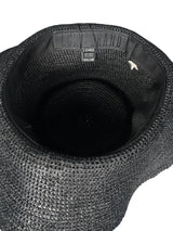 Sombrero Black Raffia Wide Brim