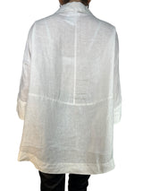 Blusa Lino Bordada