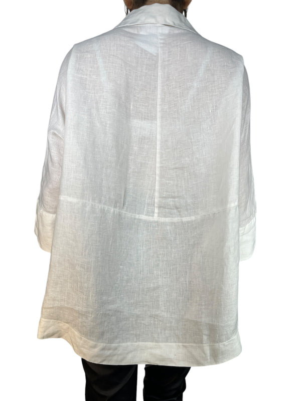 Blusa Lino Bordada